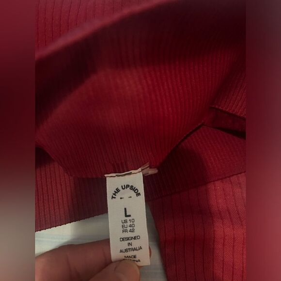 THE UPSIDE ribbed & High-Waisted Leggings; Size Large.  Brand New, never worn - Picture 7 of 15